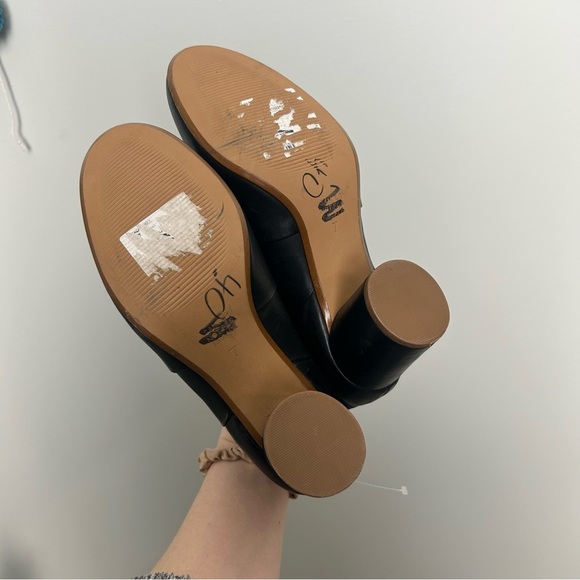 Madewell Black Ankle Boots with Chunky Heel - Picture 9 of 9